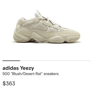 YEEZY Adiprene 500 Blush/desert rat sneakers